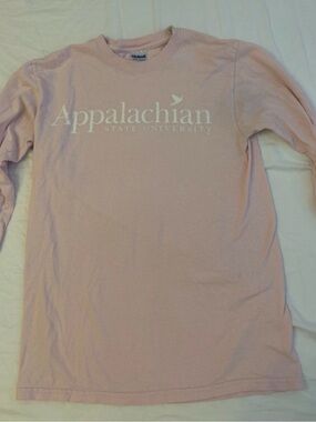 Gildan Light Pink Appalachian Crewneck Long Sleeve Tee